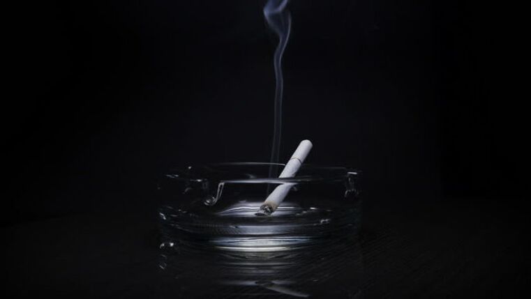Cigarette et tabac à jeun